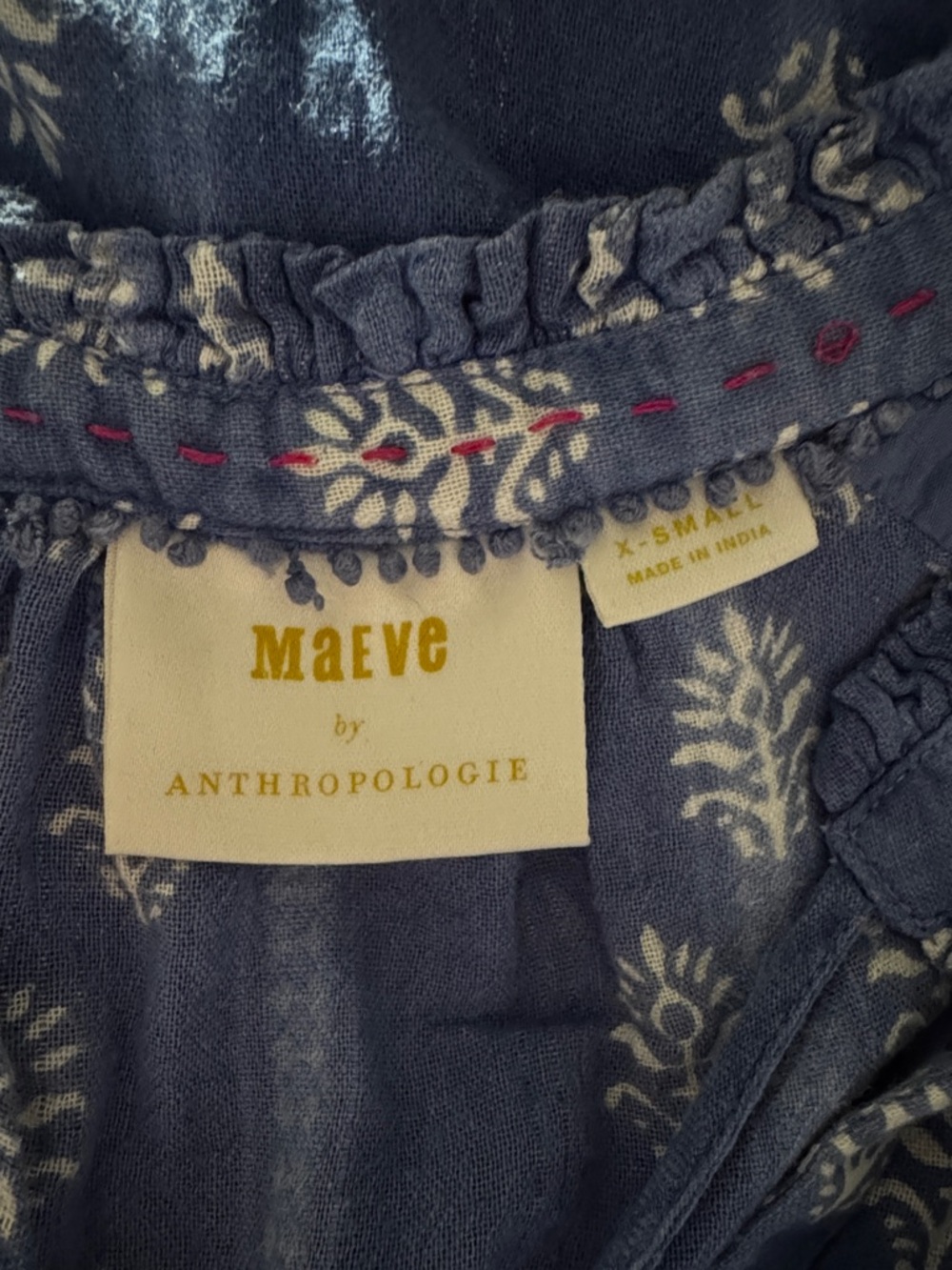 Anthropology Maeve Dali Printed Blouse XS - Picture 8 of 9